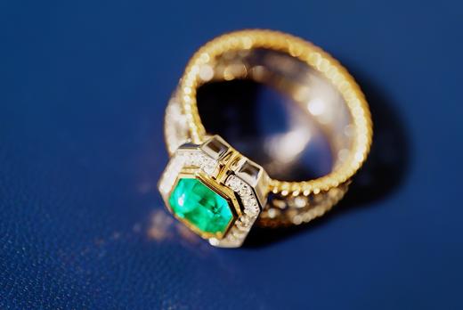 1.16ct祖母绿戒指 商品图5