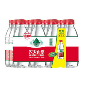 农夫山泉 饮用水 饮用天然水380ml 1*12瓶 整箱装