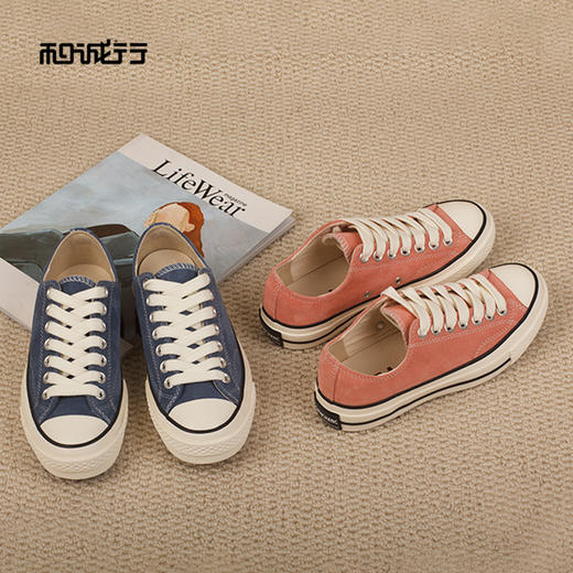 和诚行2026春季新款舒适百搭经典软底防滑板鞋女式休闲鞋0551290 商品图1