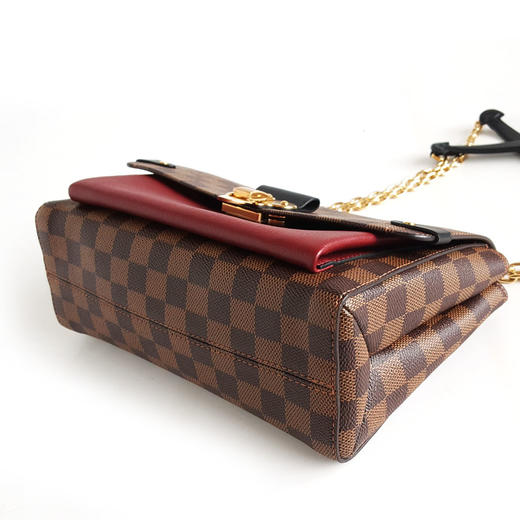 【98新闲置】LV路易威登Vavin系列N40109小号棕色棋盘格拼色vavin链条包单肩包女士080226AK11 商品图6