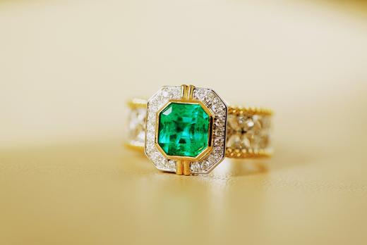 1.16ct祖母绿戒指 商品图2