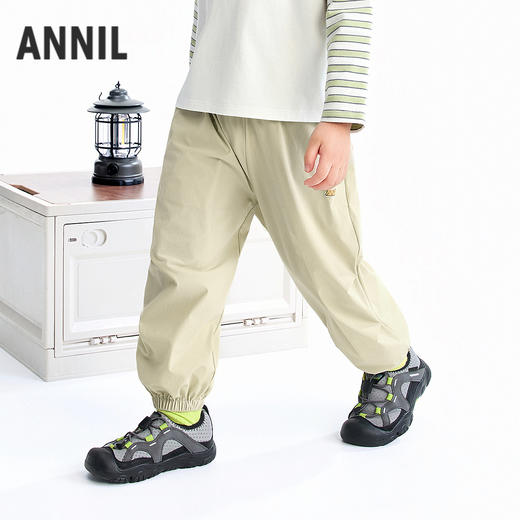 【实体店同款】男女童全腰梭织长裤夏季新款安奈儿童装XM626101 商品图2