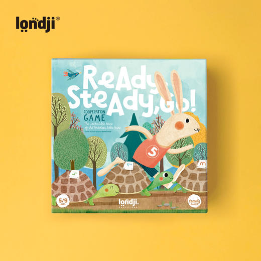londji 龟兔赛跑 桌游 家庭游戏 策略思考 适合5岁+ 西班牙品牌 FG030U 商品图1