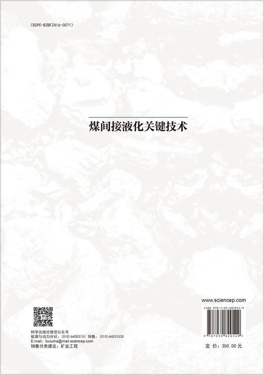 煤间接液化关键技术 商品图1