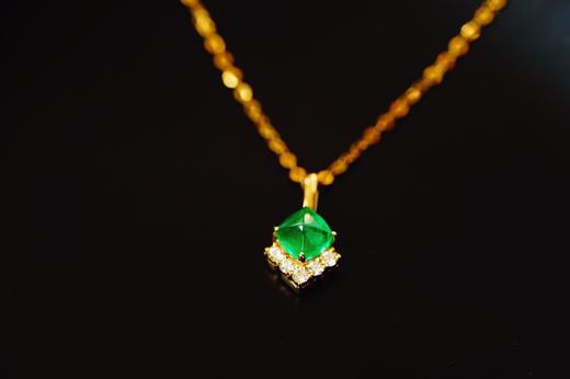 0.5ct祖母绿吊坠 商品图0