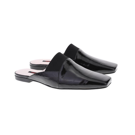 sheme光感亮皮休闲时尚女士平底拖鞋可定制 商品图9