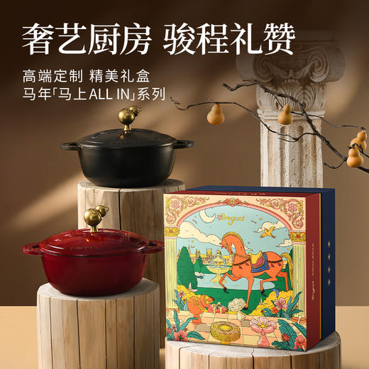 19681-BGK2402-宝玑Breguet 马上ALL IN系列马上有福珐琅锅黑马纪元24cm 商品图4