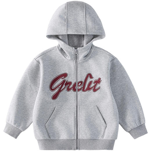 棉花堂春款英文印花帅气针织连帽童装外套- FD61056 商品图11