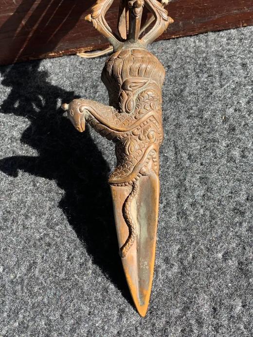 藏传青铜马头金刚橛法器，顺丰包邮 商品图3