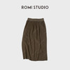 ROMI STUDIO"简约优雅"羊毛混纺舒适抽绳直筒半身裙 RWCAXU5646 商品缩略图1