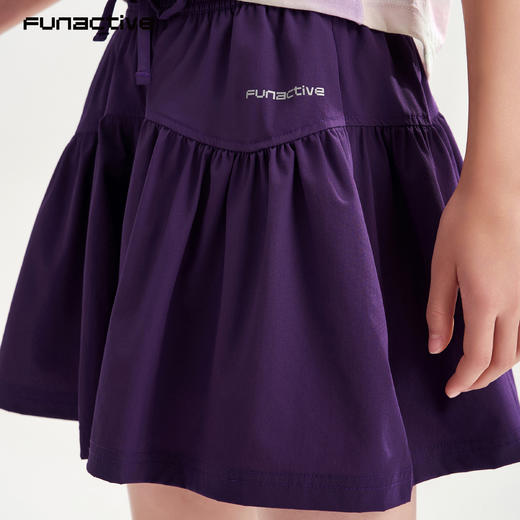 funactive女童网球短裤儿童运动速干裙裤防泼水短裤F1GK10261 商品图2