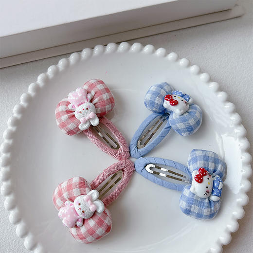 蝴蝶结充棉发夹对夹-纪念日百货门店同款169256600 商品图1