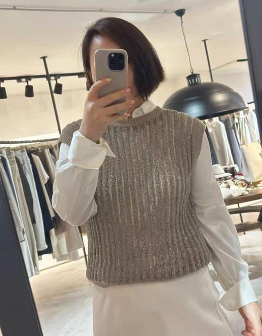 女款镂空无袖针织毛衣hu006 商品图3