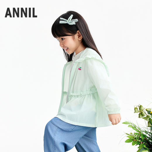【实体店同款】女童连帽外套春季新款安奈儿童装XG615078 商品图2