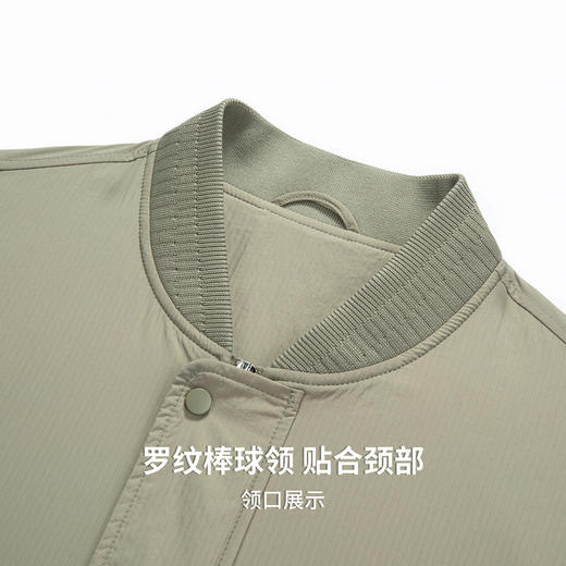 【易打理】圣得西轻便夹克2026新款春季棒球领纯色商务男士外套 商品图6