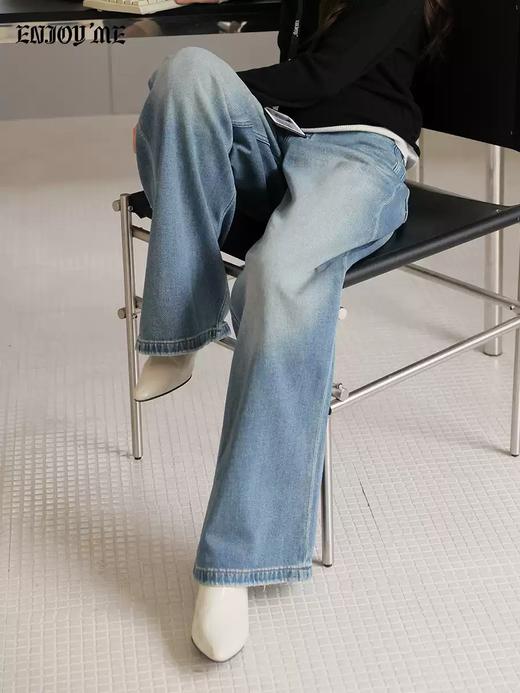 【门店同款】ENJOY春季双腰头显瘦阔腿裤 169543676 商品图3