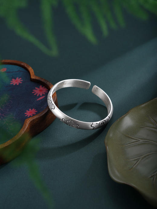 子佩集S999手工银【花辰心愿】手镯【55061217】原创设计 商品图4