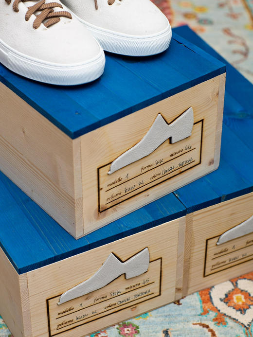 Stefano Bemer Kudu 皮小白鞋 商品图5