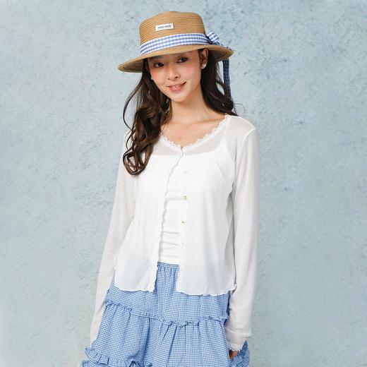 蕾丝拼接花边软糯开衫-纪念日百货门店同款169264976 商品图3