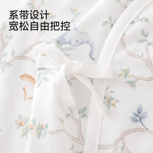 【商场同款】英氏婴儿新生宝宝半背衣四季柔软长袖可爱上衣新款 商品图4