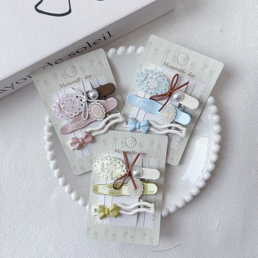 ZY南法碎花组合夹-纪念日百货门店同款169248853 商品图1