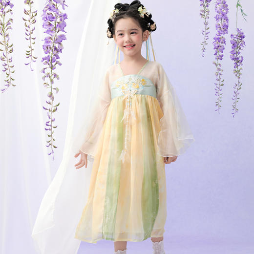 笛莎/Deesha 观山见联名2026年春季新款女童连衣裙配饰蝴蝶结 商品图3