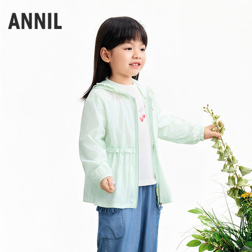 【实体店同款】女童连帽外套春季新款安奈儿童装XG615078 商品图1