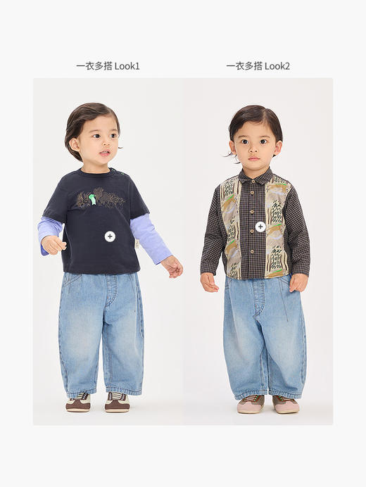 jnby   26年春款  牛仔长裤  YQ2E10100 商品图6