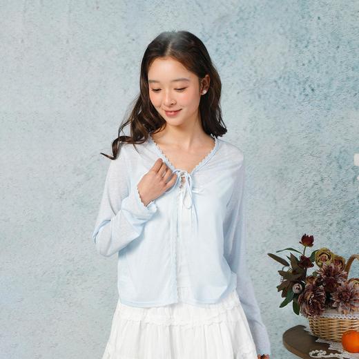 慵懒绑带花边开衫-纪念日百货门店同款169264992 商品图4