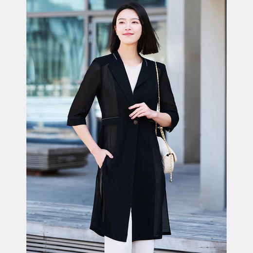 皮尔卡丹女装风衣P52023G5019B0 商品图1