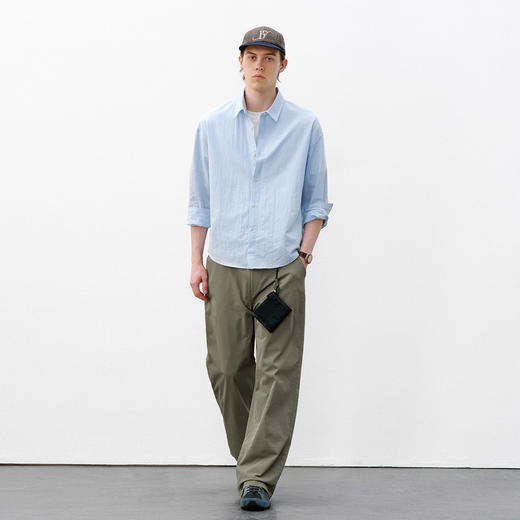 SOLOTEX面料714street吸湿抗皱休闲裤男2026春季cleanfit直筒长裤 商品图2