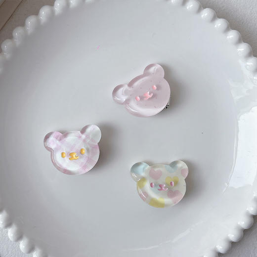 三彩小熊组合发夹（3个）-纪念日百货门店同款169096677 商品图3