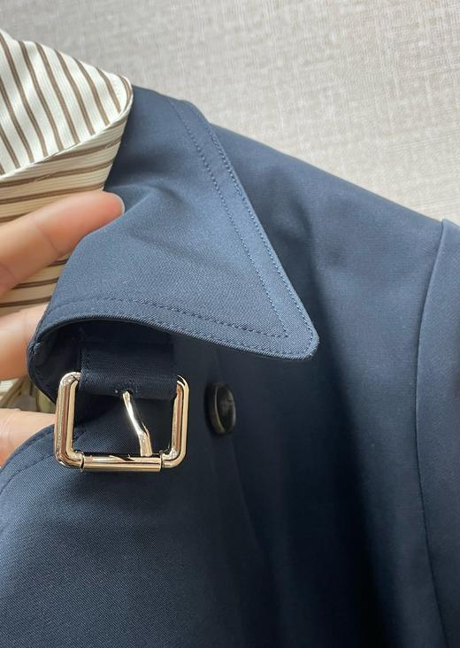 翻领蓝色风衣 商品图3