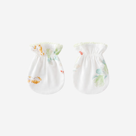 【商场同款】英氏婴幼儿手套10A抗菌宝宝手套防抓咬婴儿手套新款 商品图4