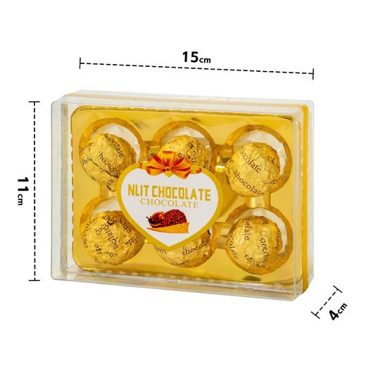 【粉丝专属❗️金沙球巧克力礼盒】香醇浓郁，乐享美味，香醇可口，满足您的味蕾！招财进宝节日贡品发财金沙球夹心巧克力拜财神礼中秋节情人节礼物L-d 商品图5