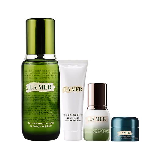  顺丰包邮【送礼盒礼袋】海蓝之谜水乳护肤四件套 精粹水150ml+精粹乳15ml+洁面30ml+奇迹晚霜7ml   一般贸易 商品图14