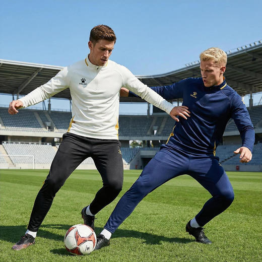 小李子KELME卡尔美足球运动训练套头衫半拉链成人男8461TT1029 商品图1