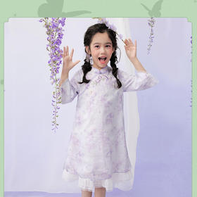 笛莎/Deesha 观山见联名2026年春季新款女童国风连衣裙