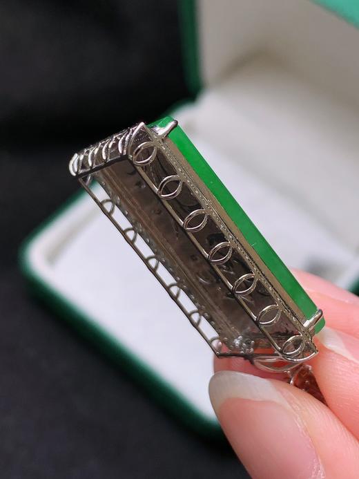 无事牌翡翠吊坠 商品图5