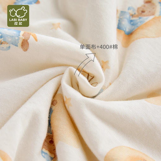 拉比童衣J6-1星月全开马夹蓝LZAB102303 商品图2