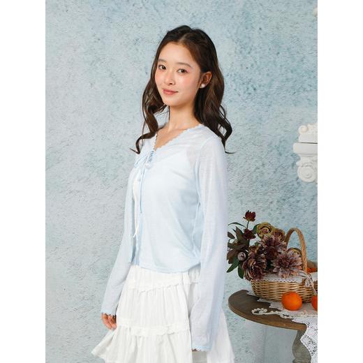慵懒绑带花边开衫-纪念日百货门店同款169264992 商品图6