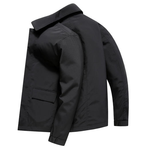 【易打理】圣得西男士休闲夹克2026年春季新款通勤百搭翻领外套 商品图11