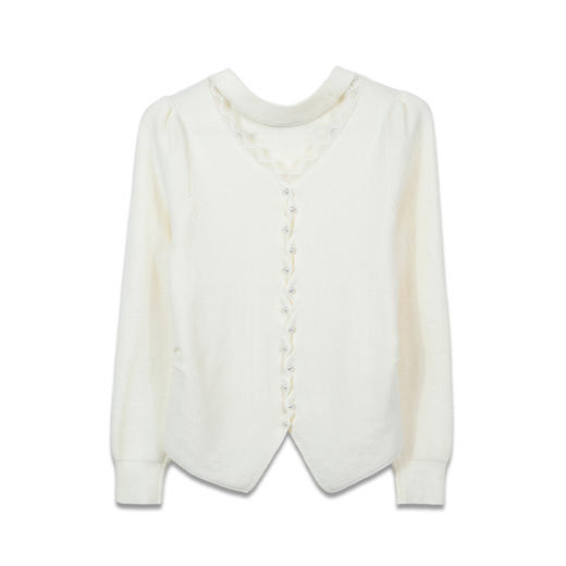 修身蕾丝单排扣上衣-纪念日百货门店同款169604272 商品图4