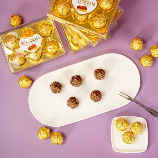 【粉丝专属❗️金沙球巧克力礼盒】香醇浓郁，乐享美味，香醇可口，满足您的味蕾！招财进宝节日贡品发财金沙球夹心巧克力拜财神礼中秋节情人节礼物L-d 商品图3