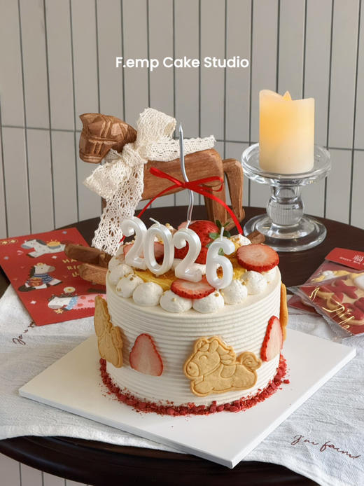 【2026新年版】草莓奶皮子蛋糕 商品图2