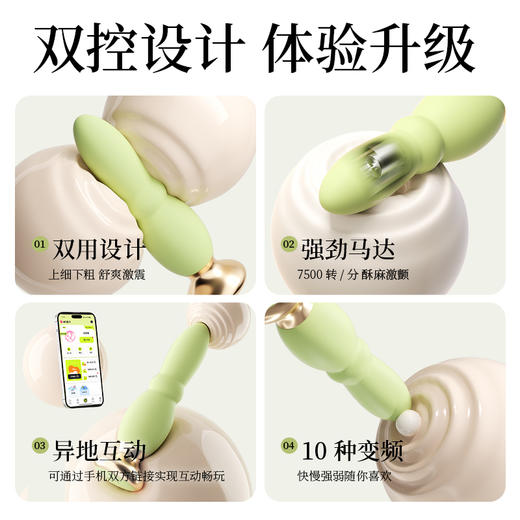 【女用器具】谜姬 青纱帐无线遥控后庭阴肛两用 商品图4