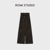 ROMI STUDIO高支高密定染灯芯绒高腰阔版阔腿裤RWDSXY1515 商品缩略图1