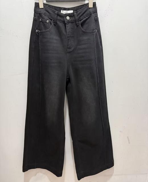 NC宽松磨毛牛仔阔腿裤51020 冬季 132284401221 商品图0