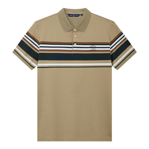 【莱赛尔】德鲨鲨鱼短袖POLO衫男青年时尚条纹撞色翻领T恤 商品图4