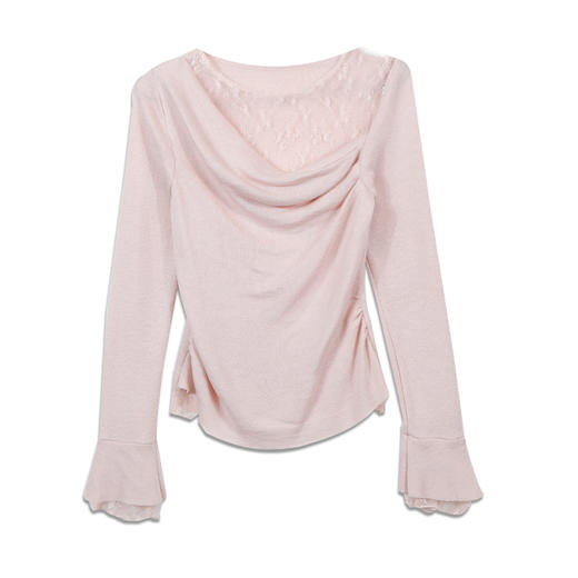 荡领假两件蕾丝针织衫-纪念日百货门店同款169445849 商品图10